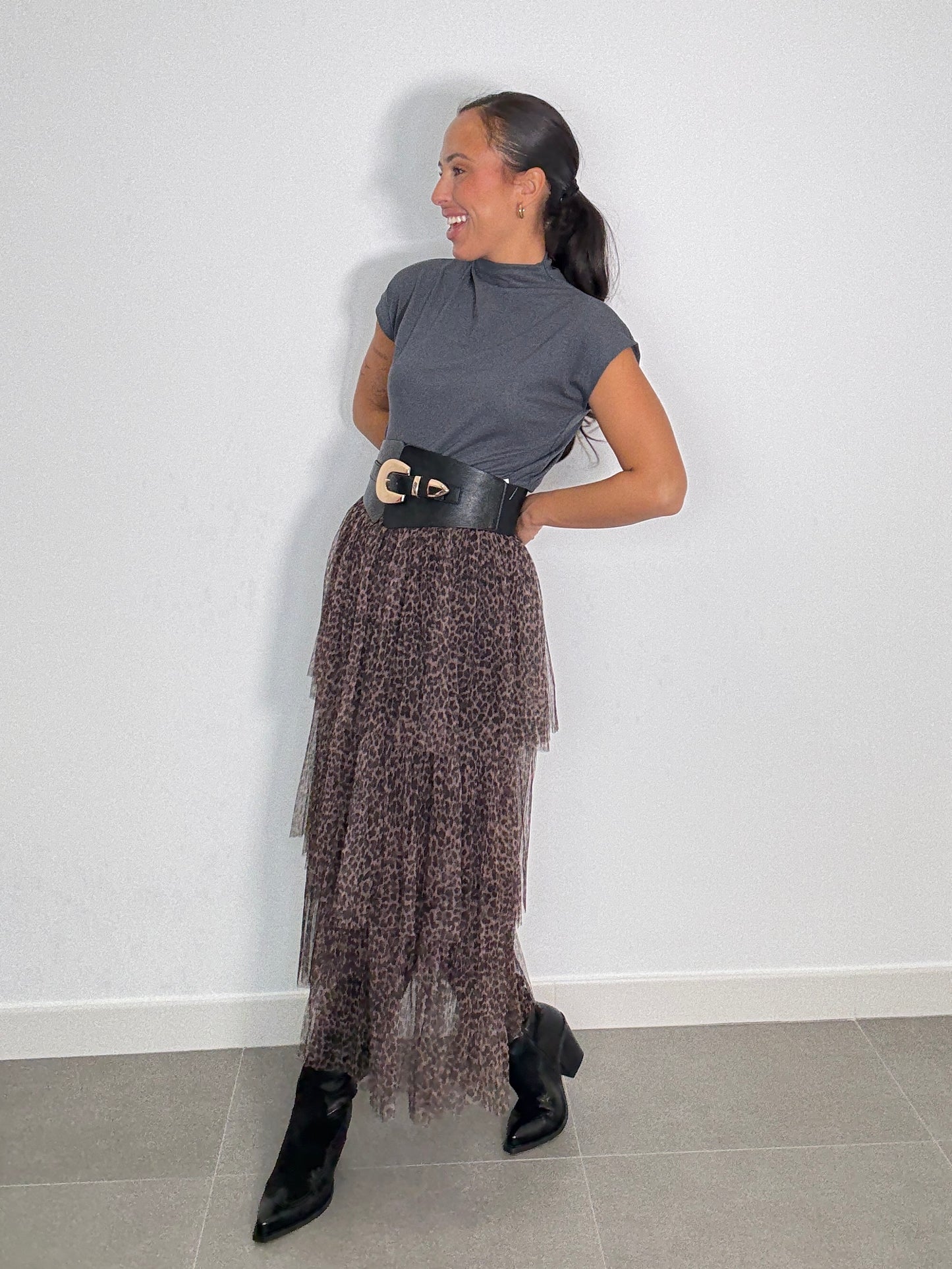 Falda AGUSTINA ANIMAL PRINT
