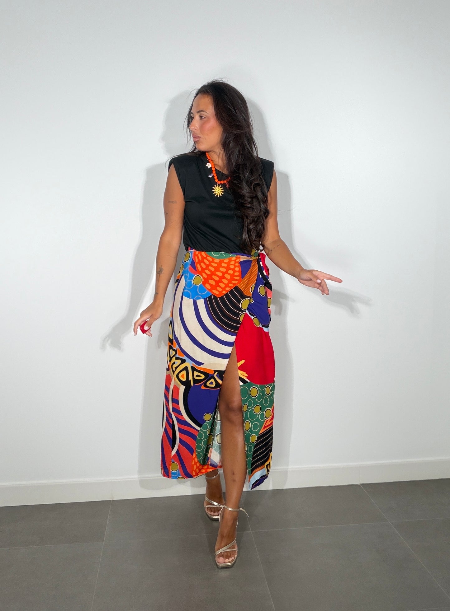 Falda PAREO TROPIC