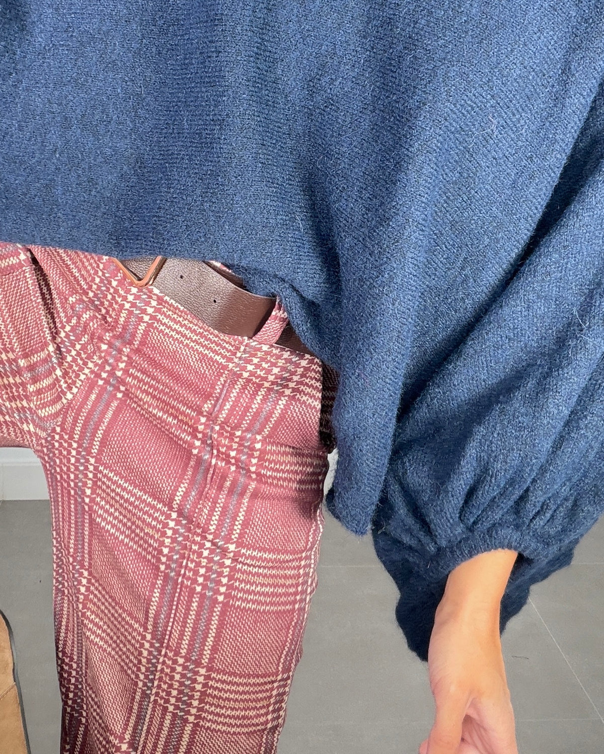 Pantalón CINTURÓN PATA DE GALLO