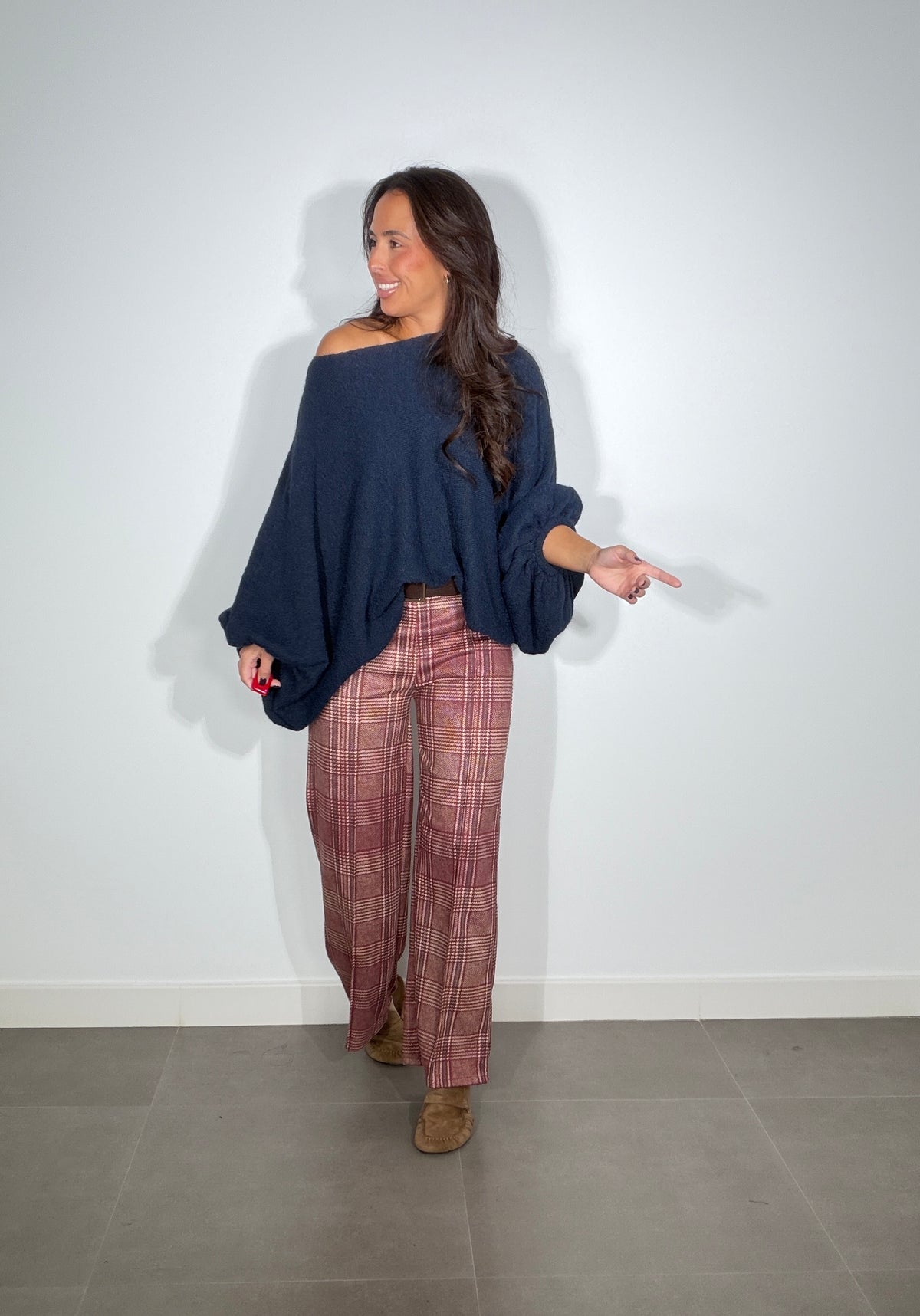 Pantalón CINTURÓN PATA DE GALLO