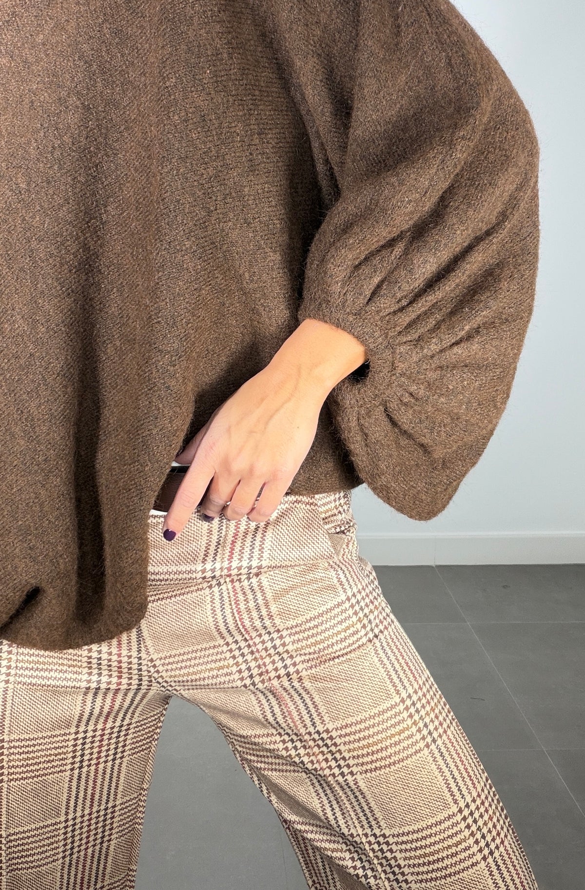 Pantalón CINTURÓN PATA DE GALLO