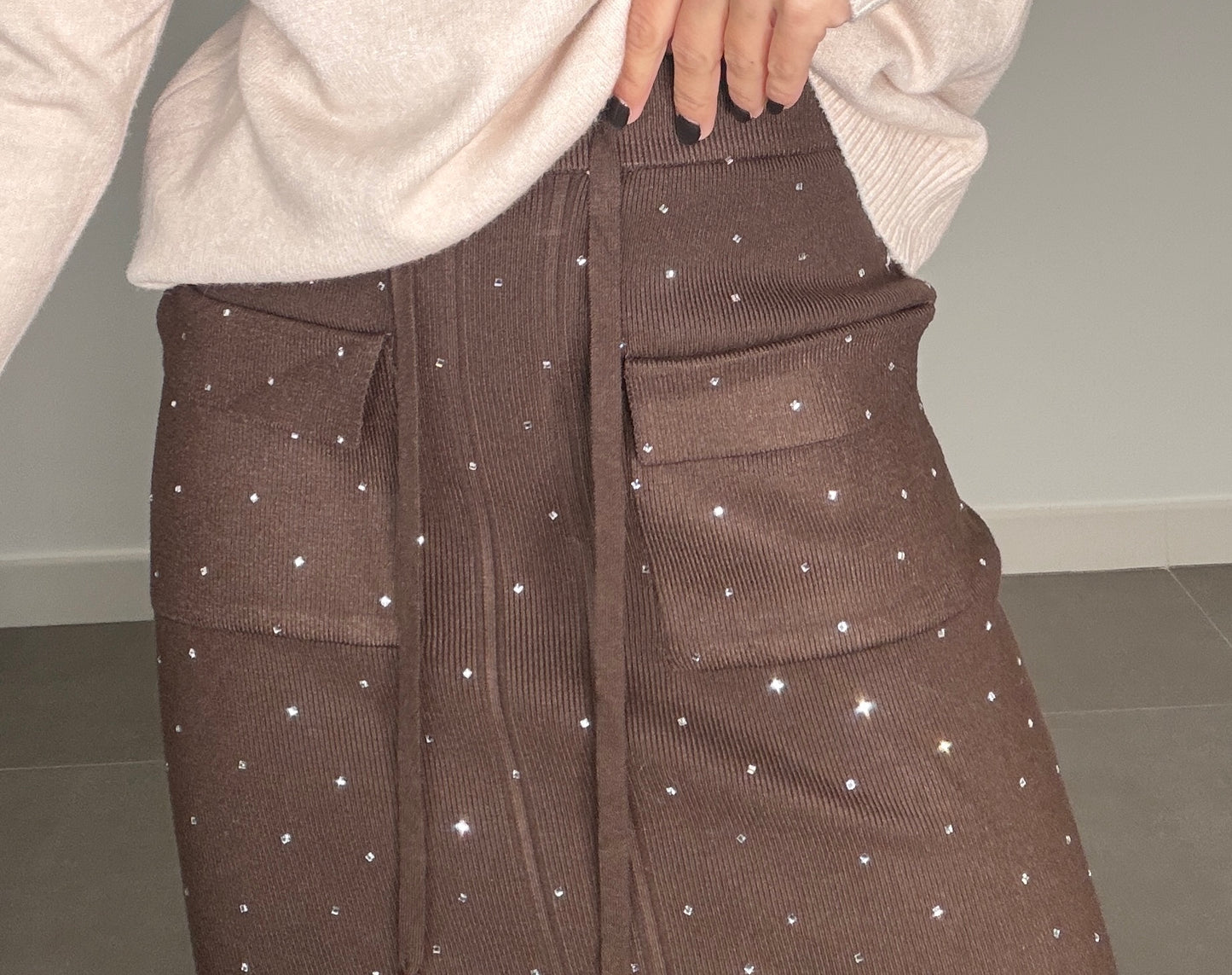 Falda PUNTO BRILLO