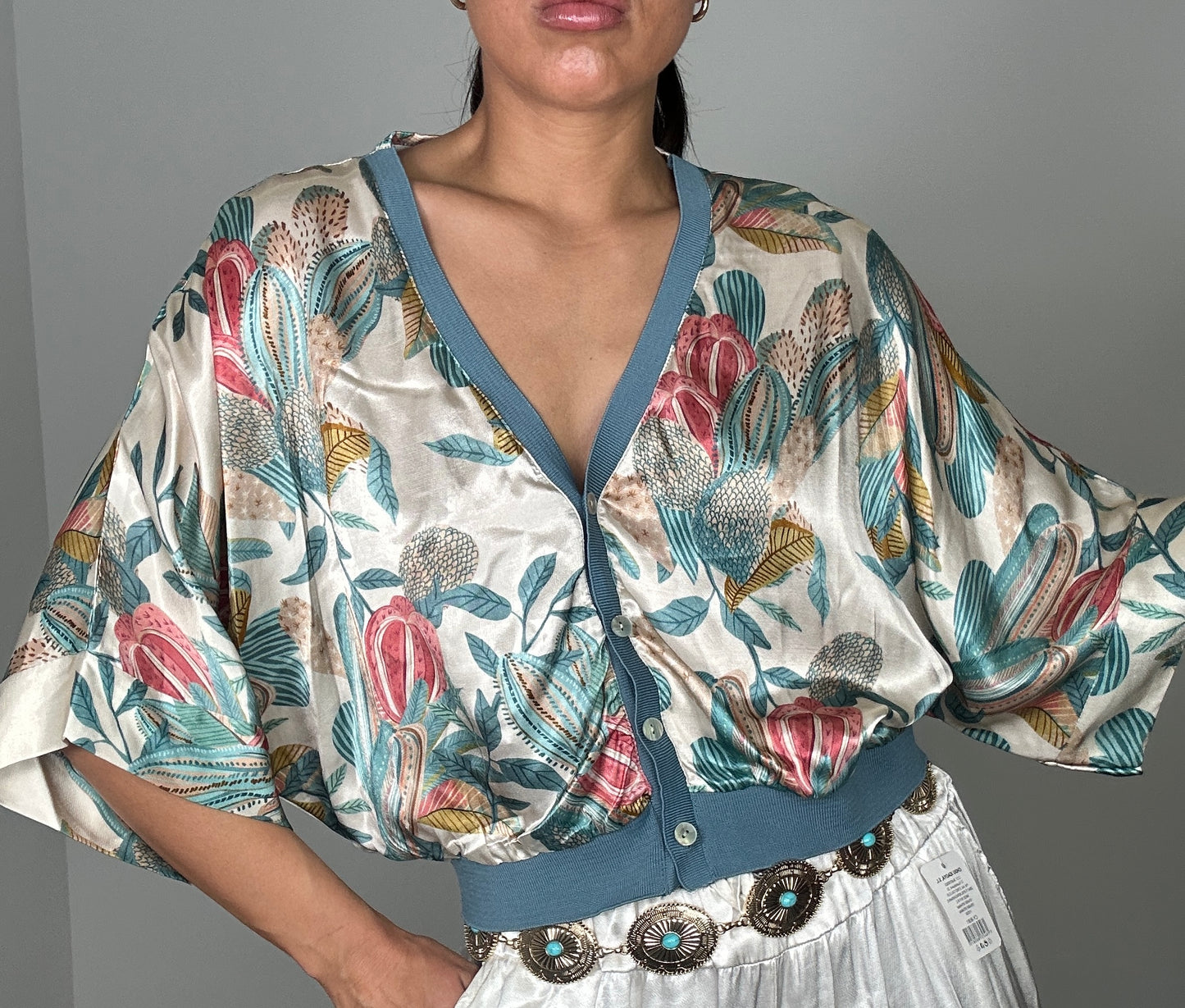 Bomber SATINADA ESTAMPADA