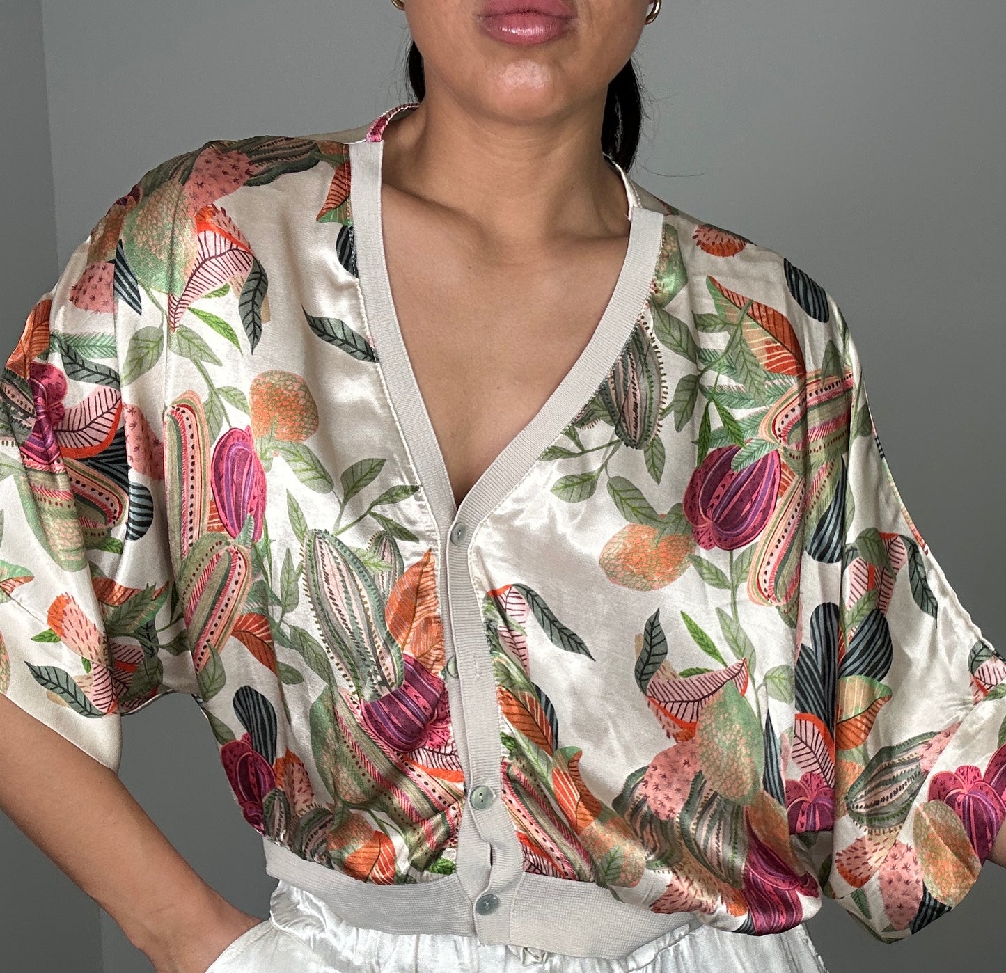 Bomber SATINADA ESTAMPADA