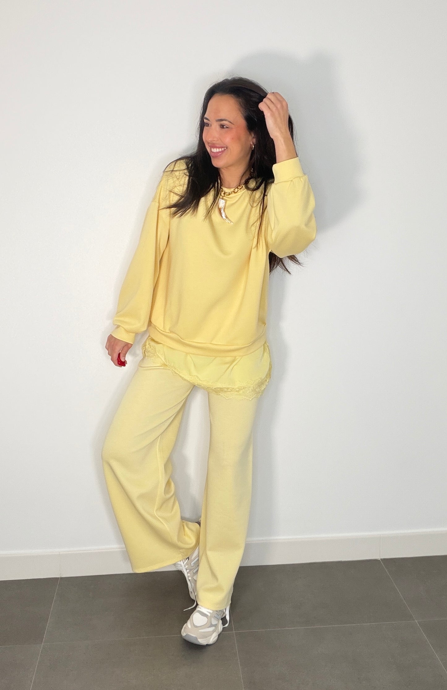 Conjunto CAPA DE AIRE ENCAJE