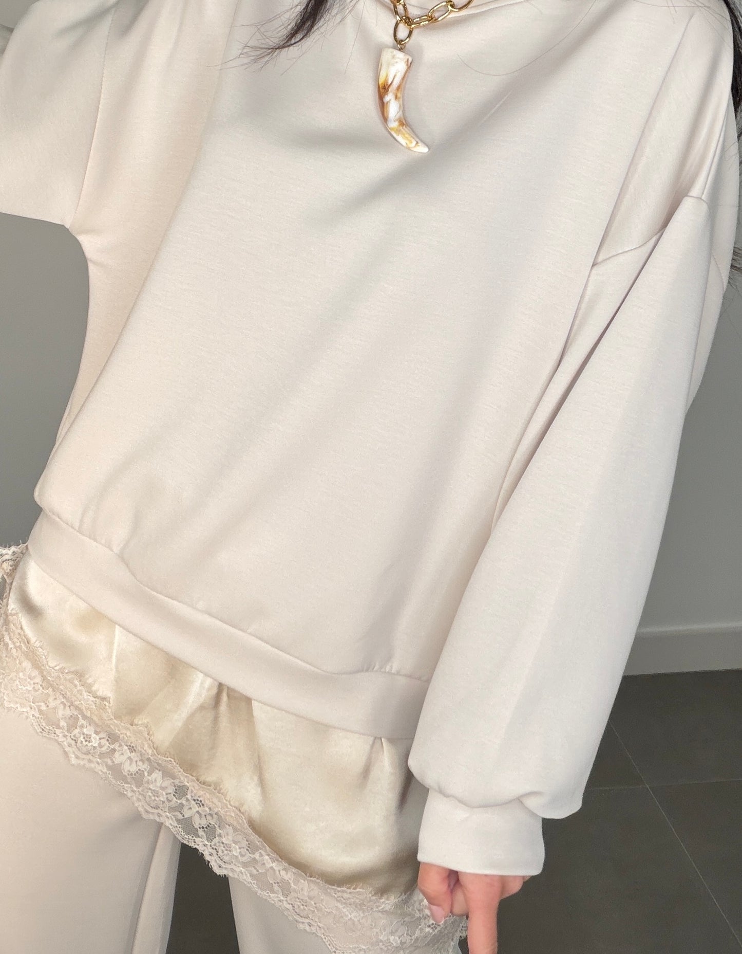 Conjunto CAPA DE AIRE ENCAJE