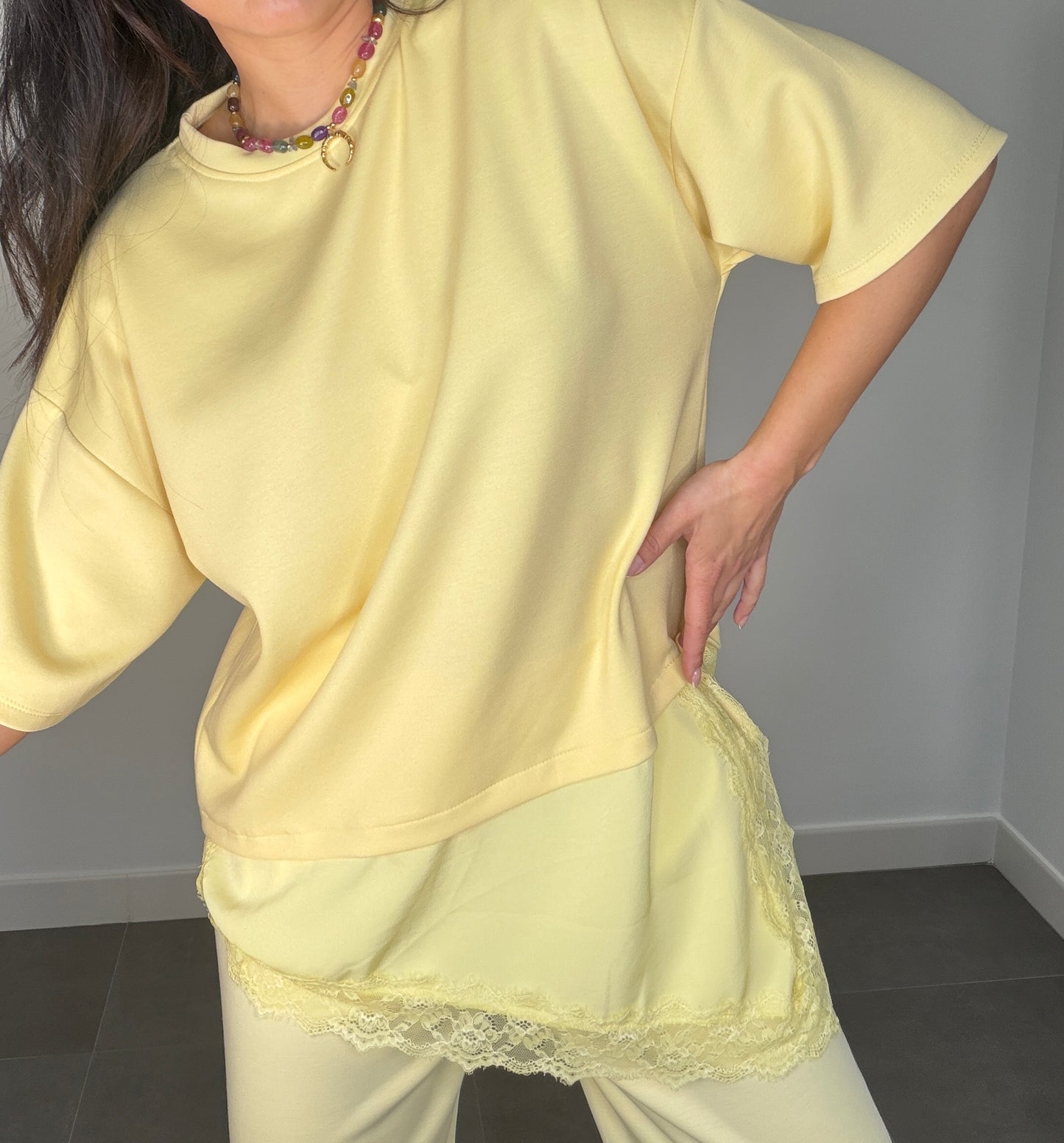 camiseta ENCAJE CAPA DE AIRE