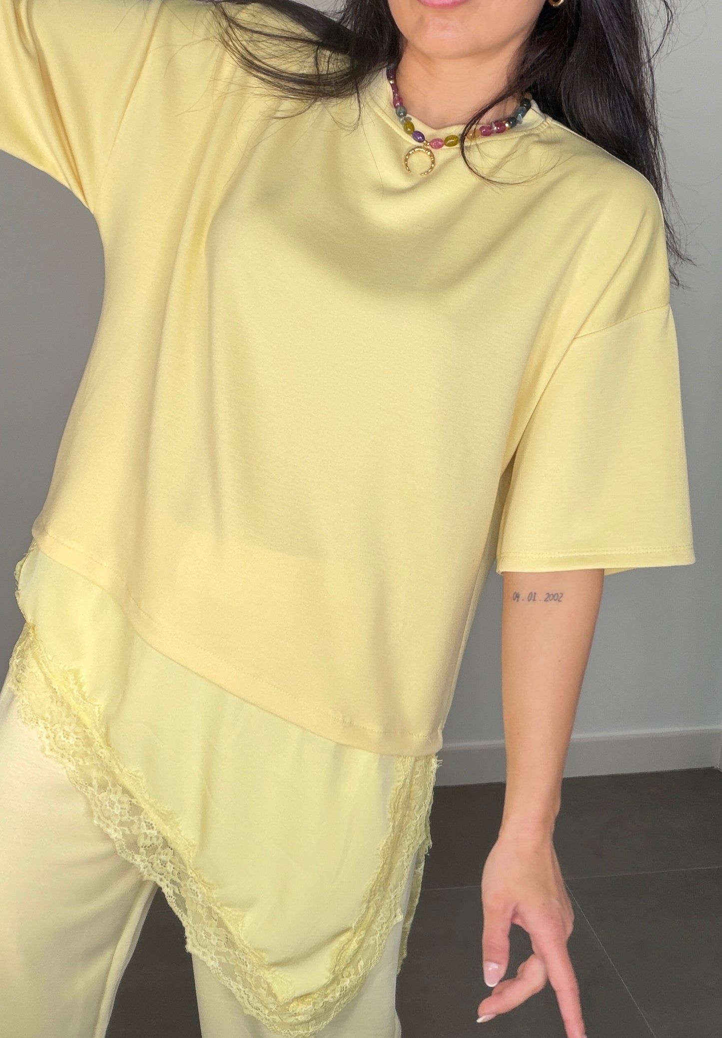 camiseta ENCAJE CAPA DE AIRE