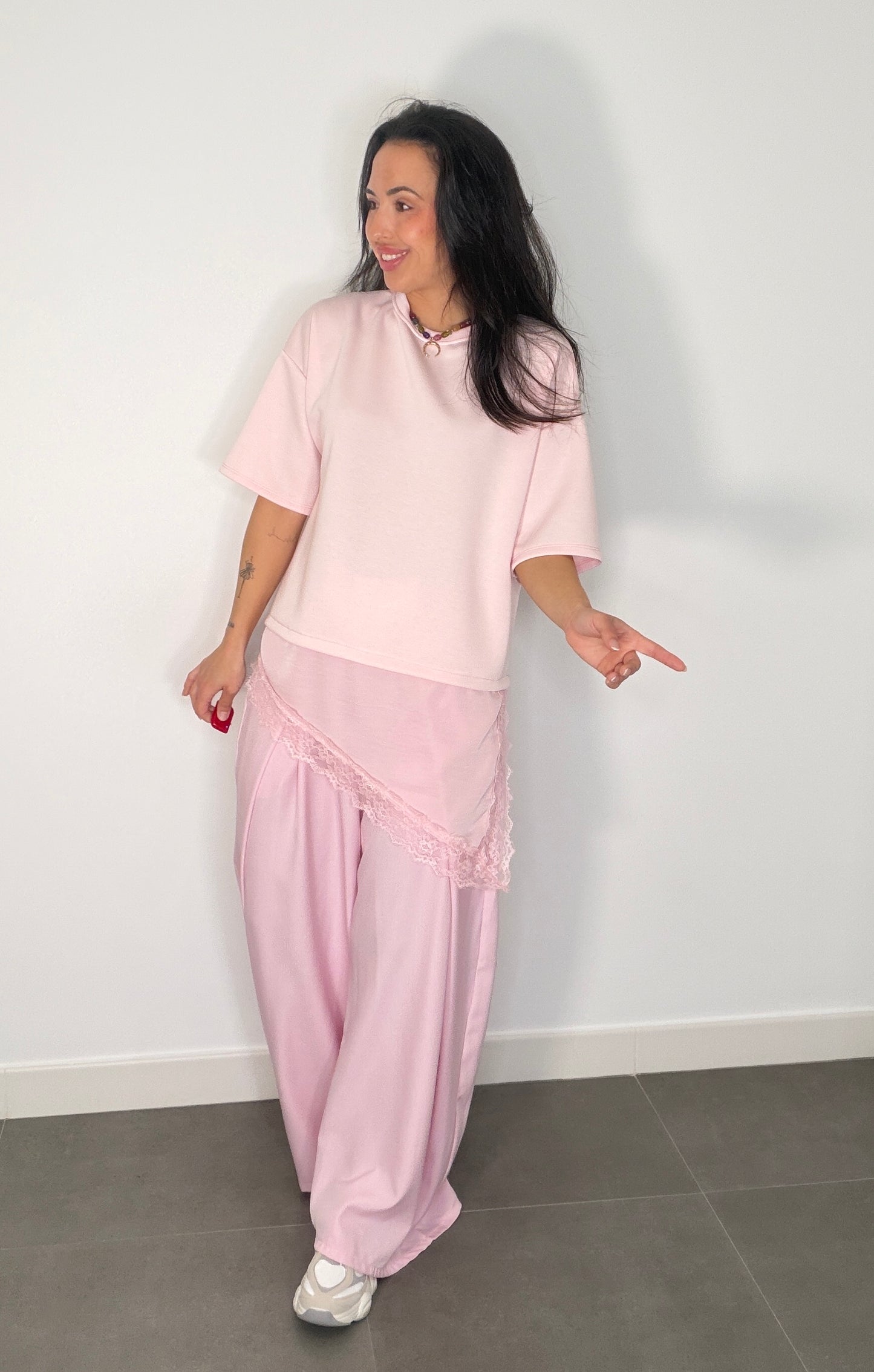 camiseta ENCAJE CAPA DE AIRE