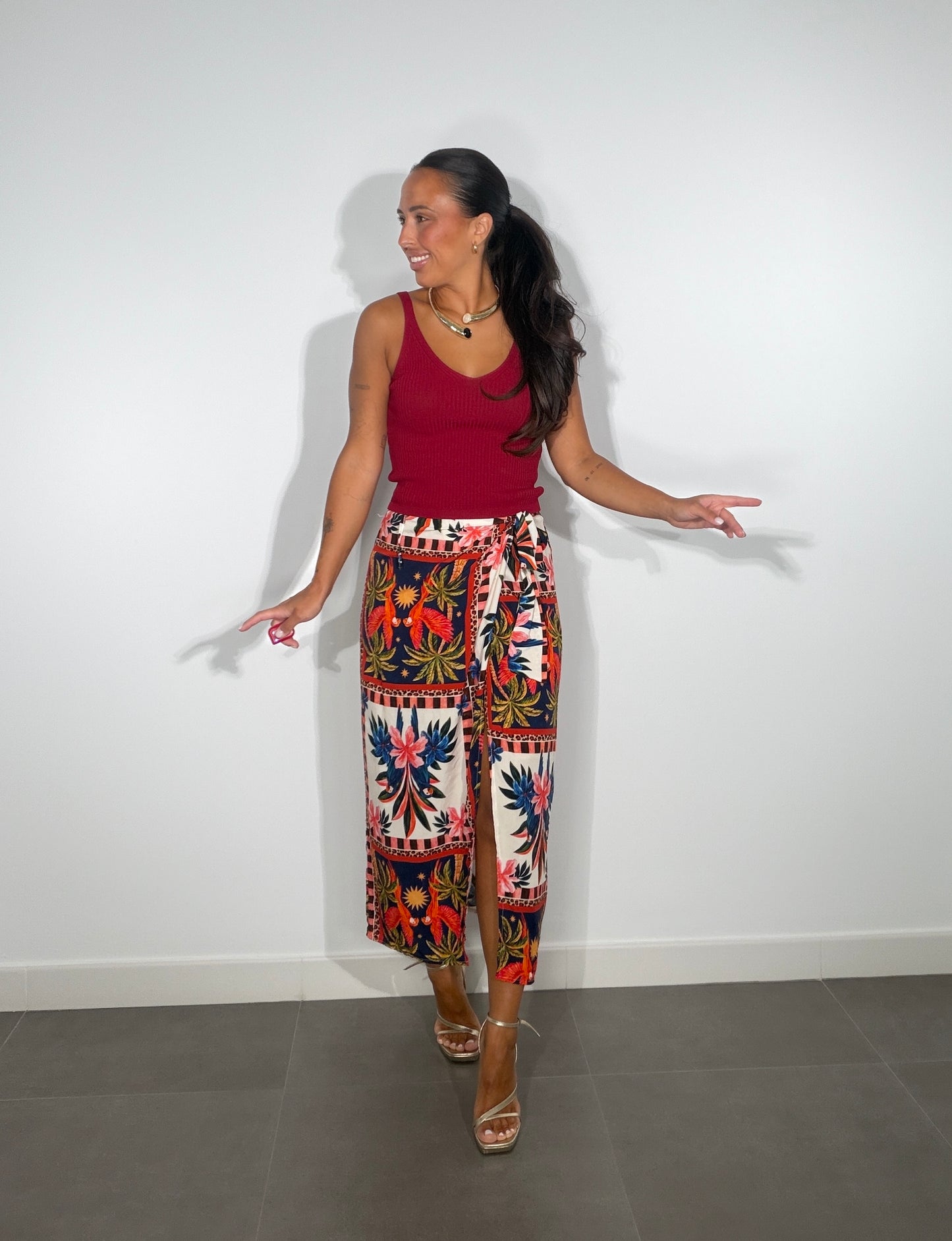 Falda PAREO TROPIC