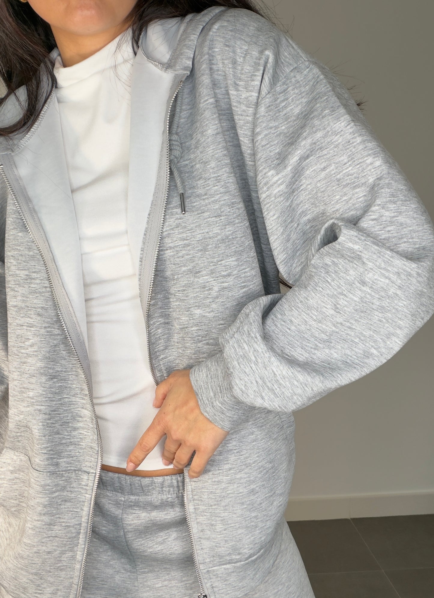 Conjunto CAPA DE AIRE CHAQUETA LARGA