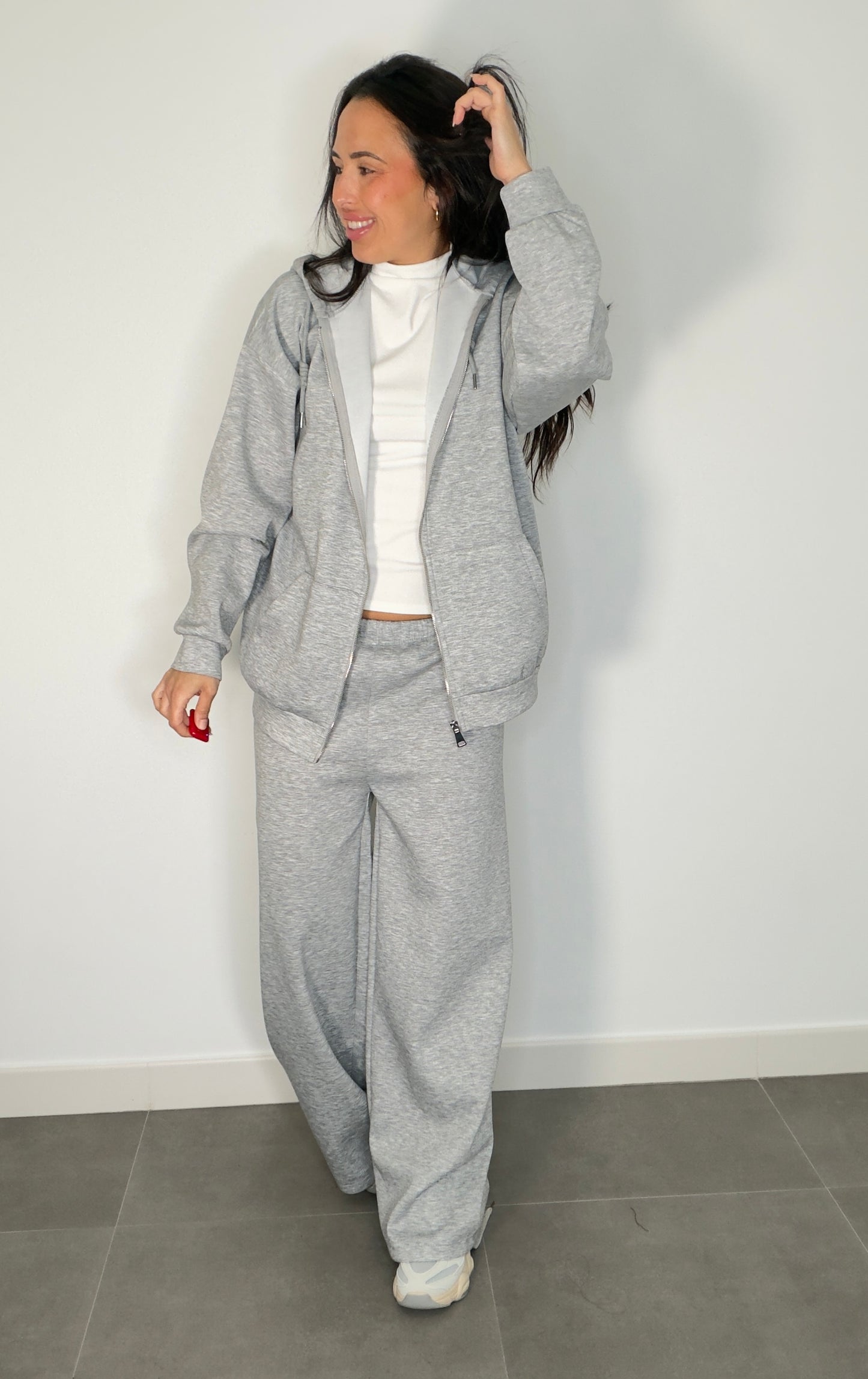 Conjunto CAPA DE AIRE CHAQUETA LARGA