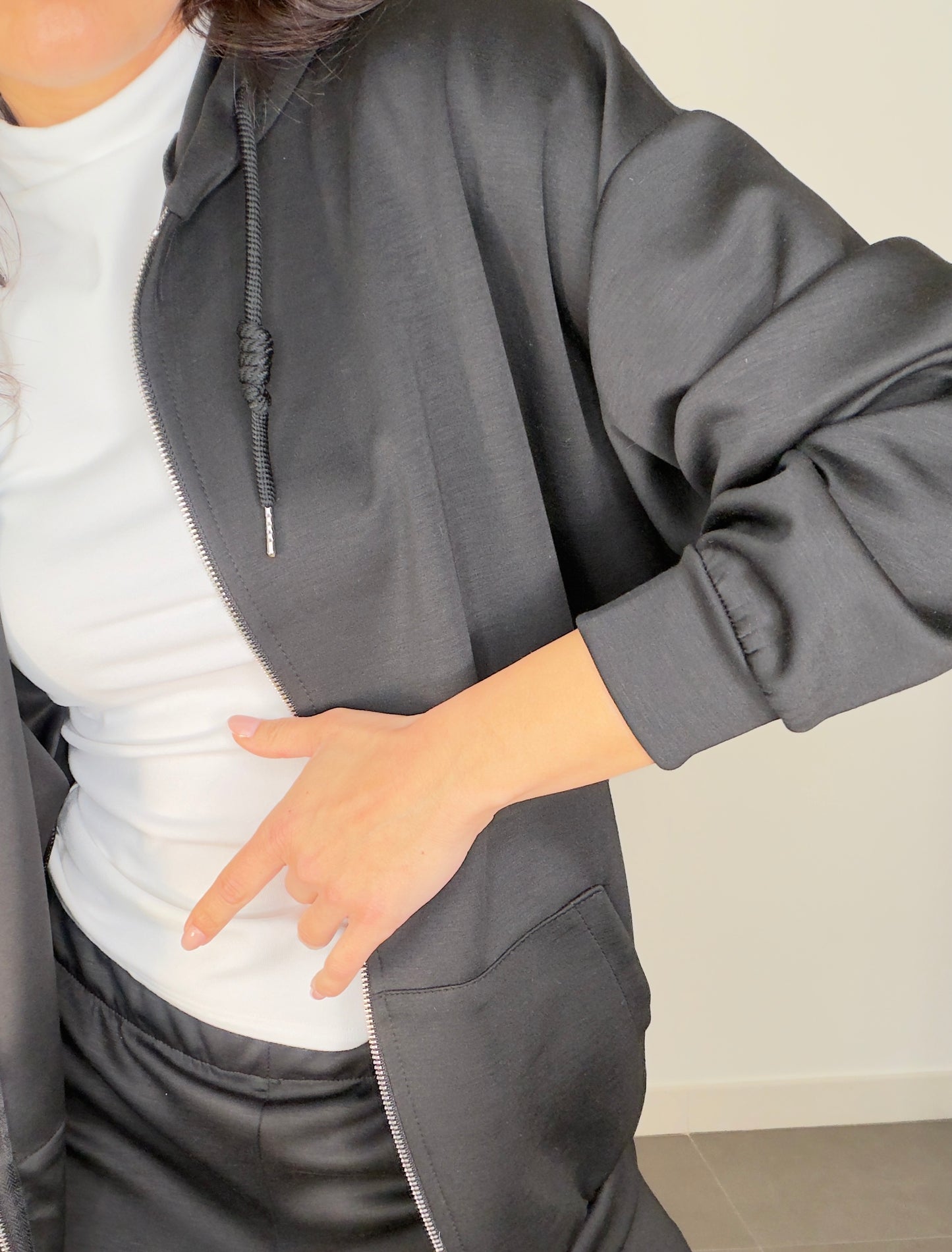 Conjunto CAPA DE AIRE CHAQUETA LARGA