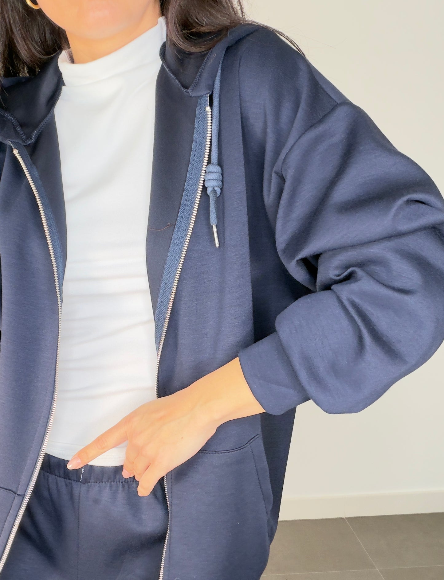 Conjunto CAPA DE AIRE CHAQUETA LARGA