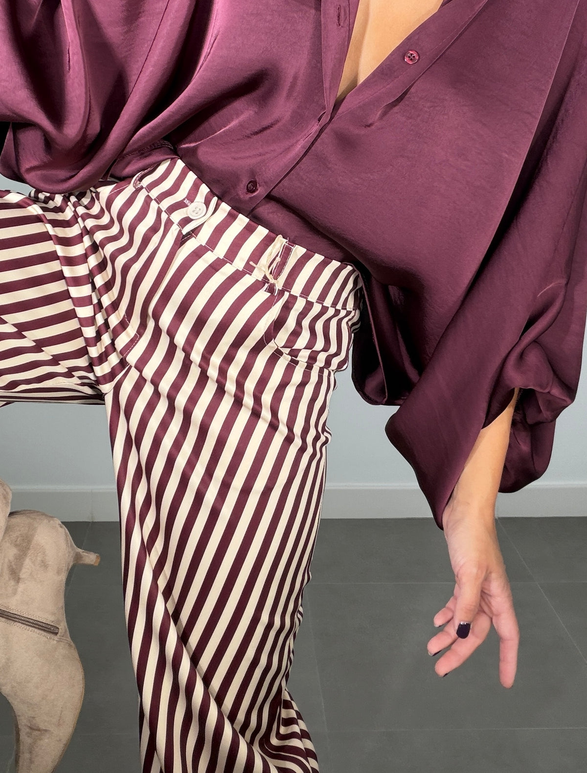 Pantalón RAYAS ESTRECHA BARREL