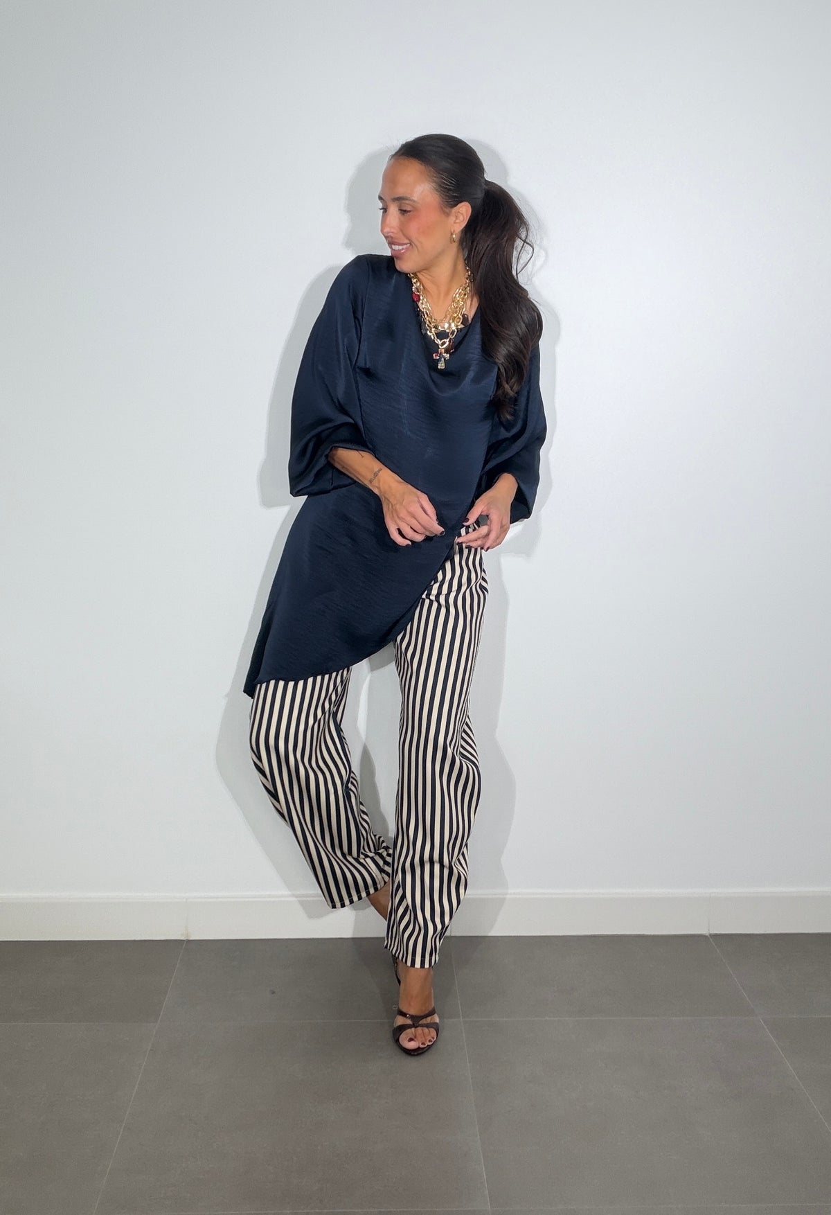 Pantalón RAYAS ESTRECHA BARREL
