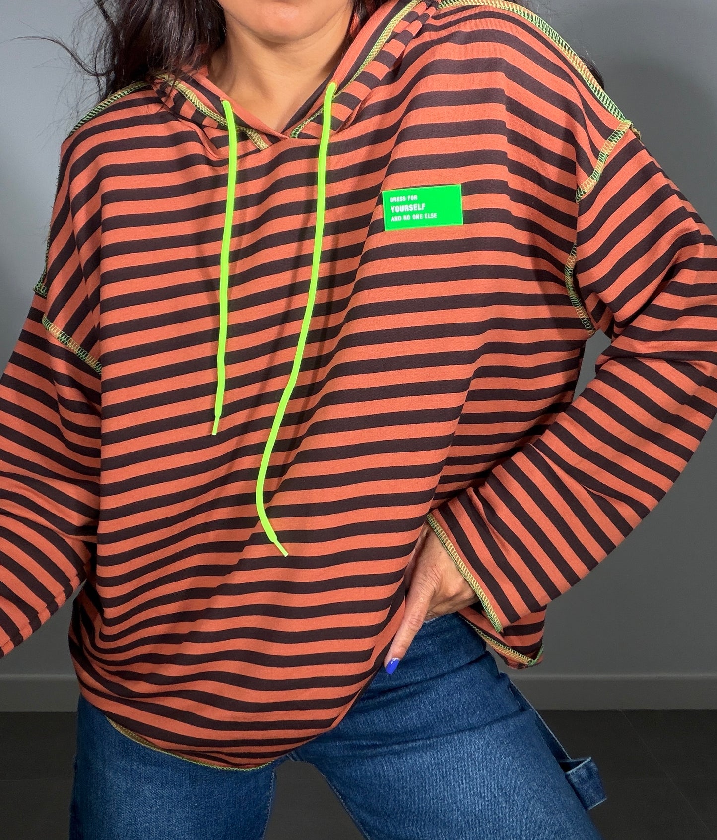 Sudadera RAYAS CAPUCHA