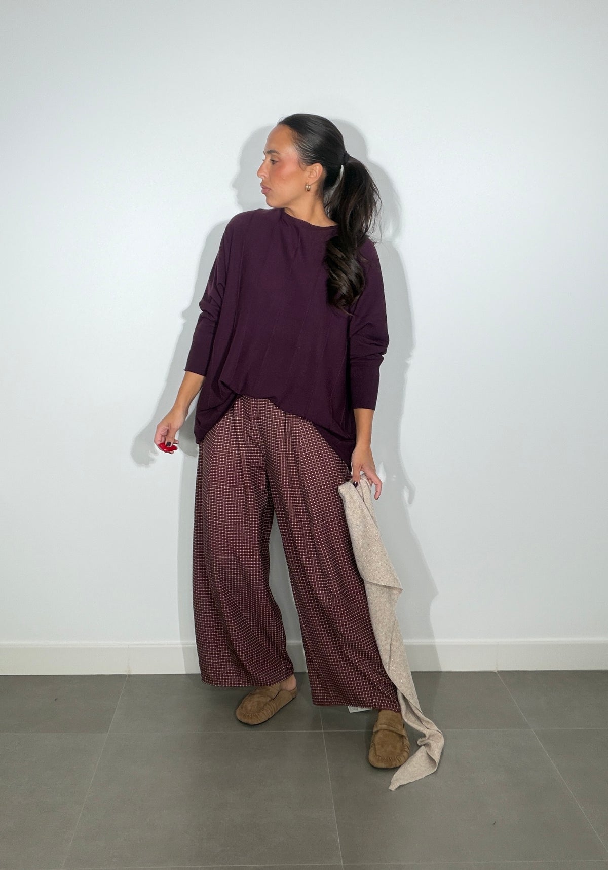 Pantalón PINZAS CUADROS