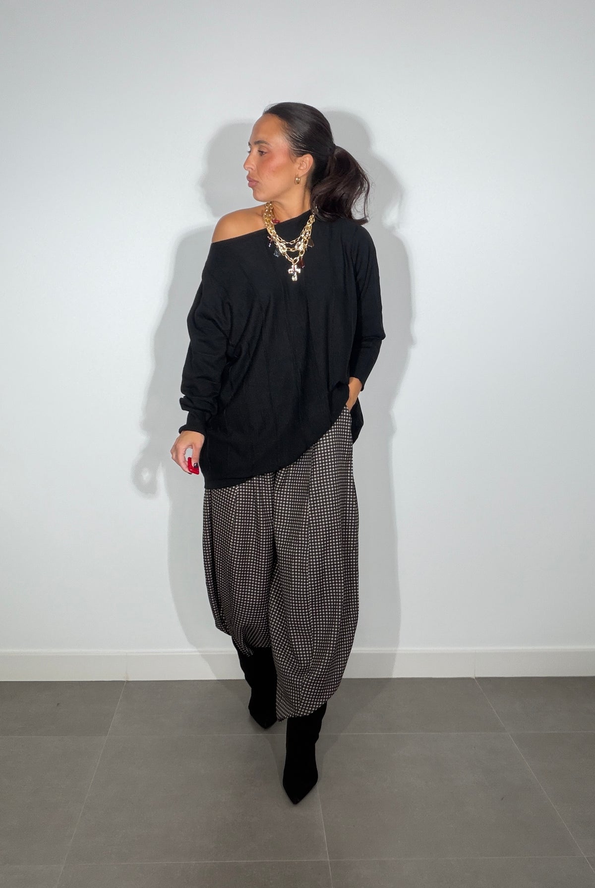 Pantalón PINZAS CUADROS