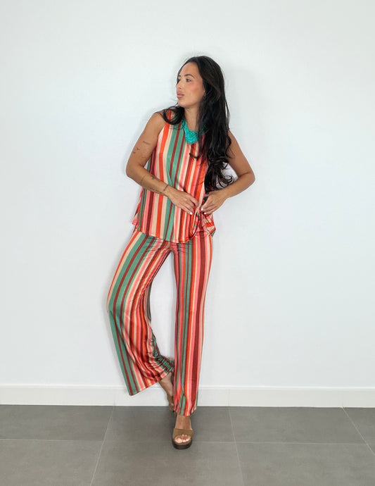 Conjunto LICRA FRÍA RAYAS ÉCLAT