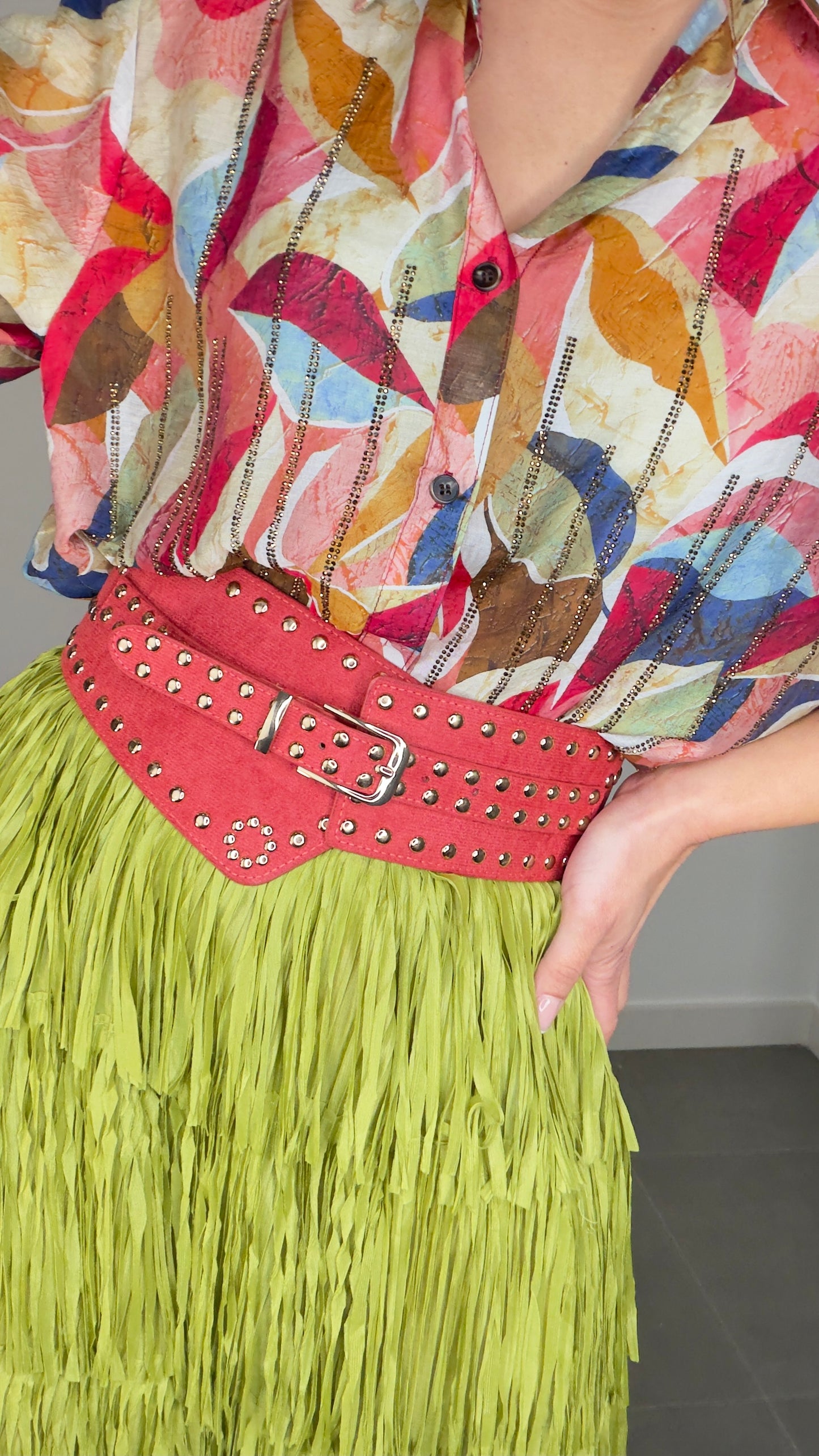 Cinturón ELÁSTICO TACHAS