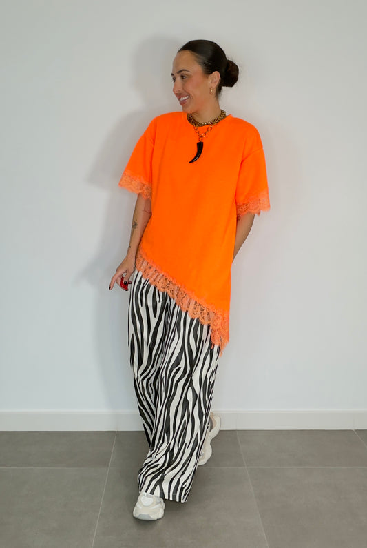 Pantalón PIJAMERO SATINADO CEBRA