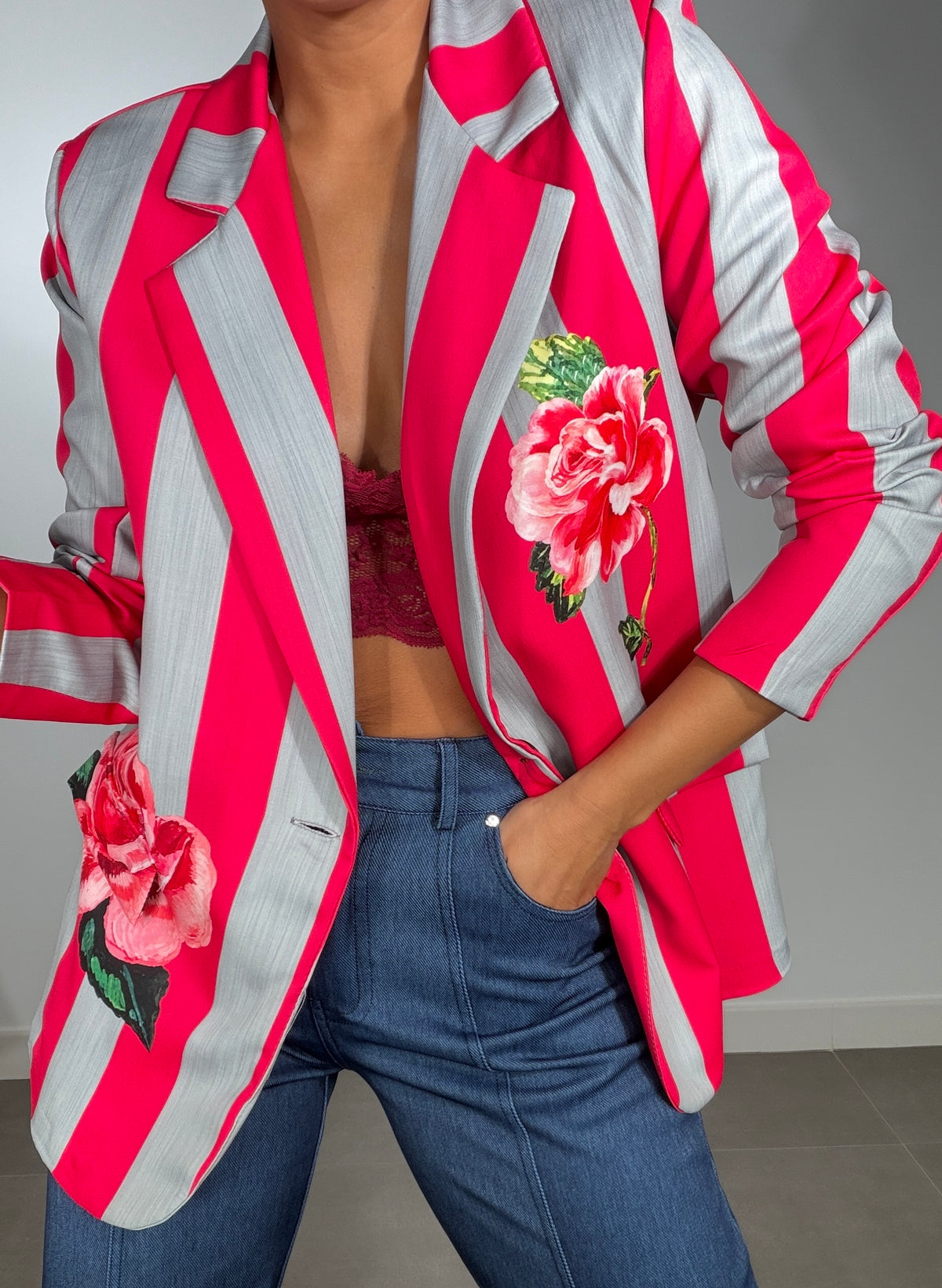 Chaqueta ESTAMPADO REDONDA
